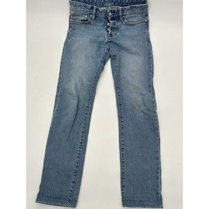 Buck Mason Blue Slim Straight Jeans